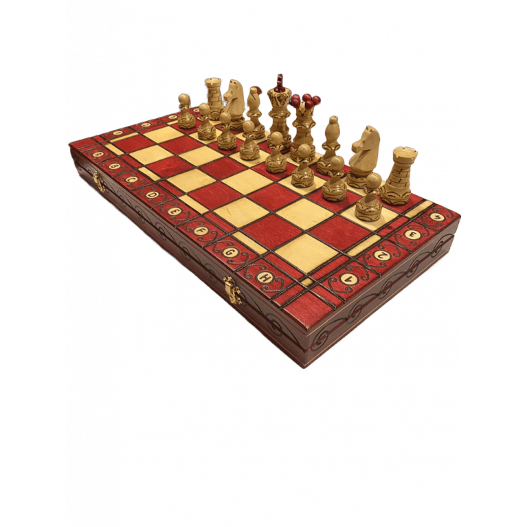 Összecsukható fa sakk 550*550 PL128